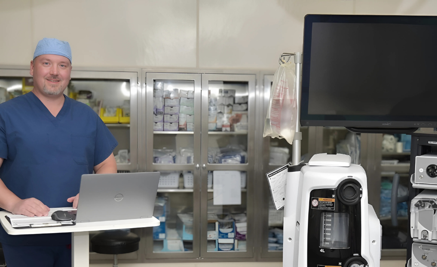 Orthopedic Surgeon, Dr. Scillia in the Operating Room