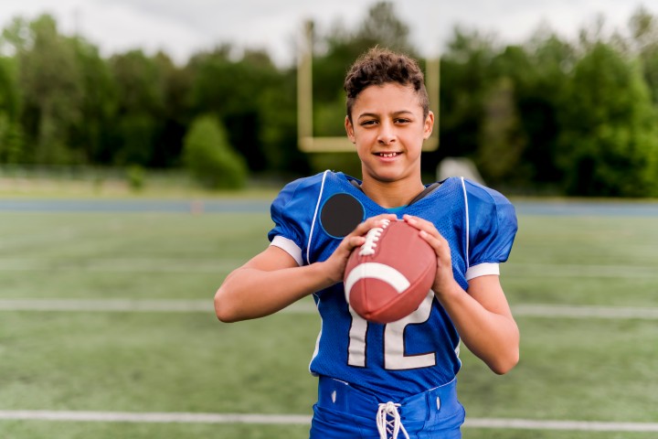 Nice Portrait of a American Football Player